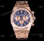 BF Factory Audemars Piguet Royal Oak Blue Dial Rose Gold Replica Watch